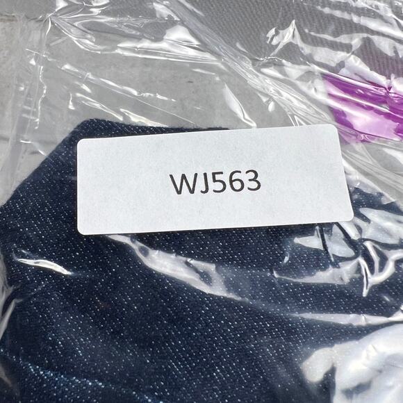 Rag & Bone Pocketless Denim Trouser Jeans Rear Zip Mid Rise Dark Wash Size 0 - Picture 8 of 9